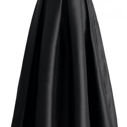 Black Satin Prom Skirt, Tutu Skirts, Party Dress,..
