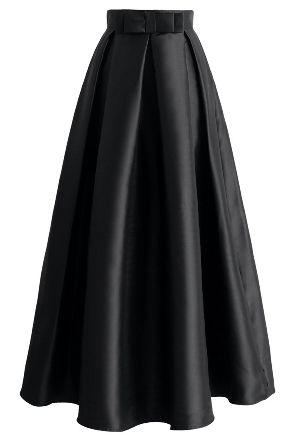 Black Satin Prom Skirt, Tutu Skirts, Party Dress, 2017 Spring Dress on ...